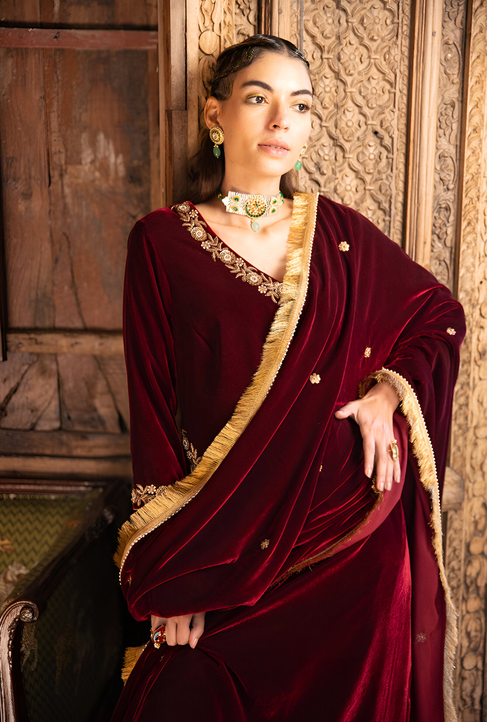 Luxe | Rich Reddish Velvet
