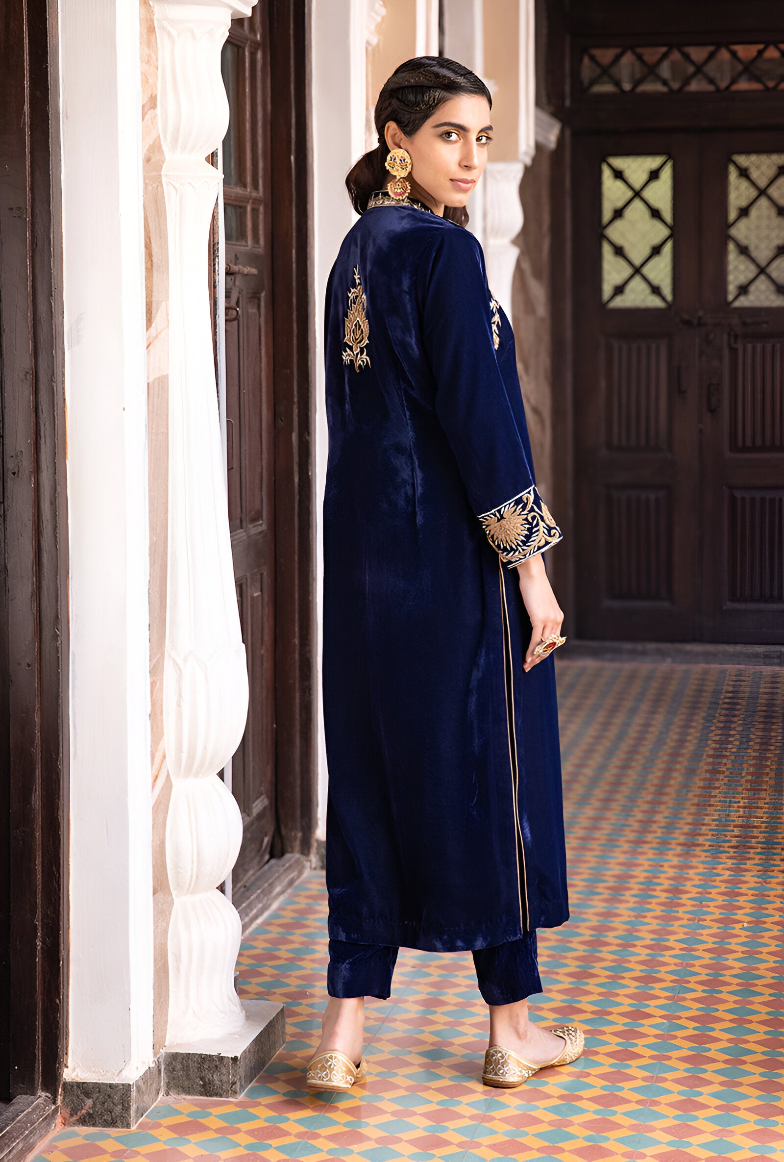 Luxe | Embroidered Velvet