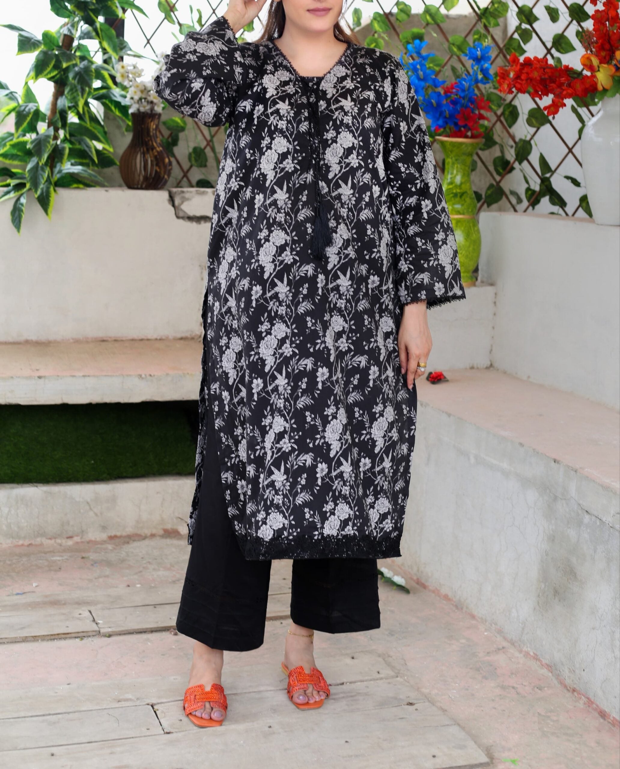 Printed Lawn | A-Line Kurta