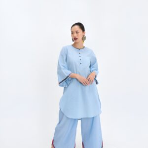 Blue love|Embroidered Suit