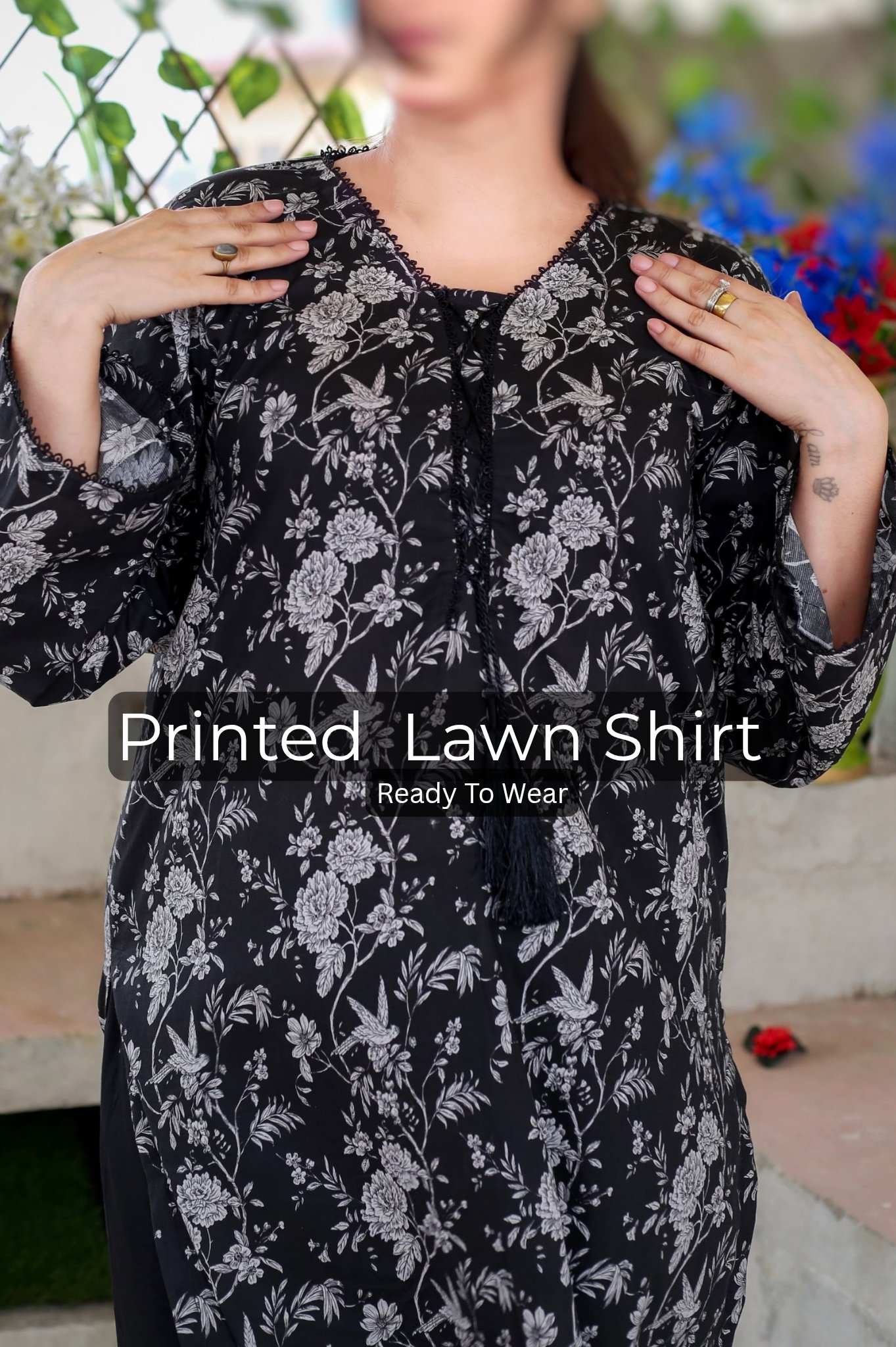 Printed Lawn|A-Line Kurta